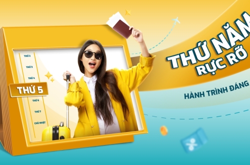 THỨ NĂM RỰC RỠ, ƯU ĐÃI BẤT NGỜ TỪ VIETNAM AIRLINES!