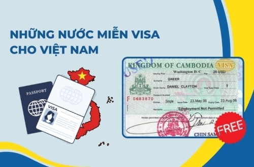 Những quốc gia miễn visa cho hộ chiếu Việt Nam